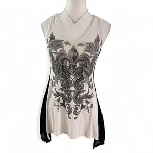 Voral Made In USA Vintage Mcbling Grunge Top Size Large